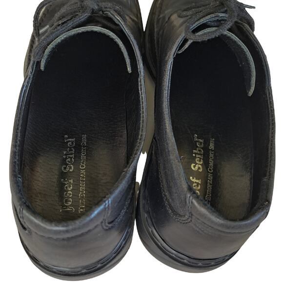 Josef Seibel Lace Up Oxford Comfort Shoe Men\'s Size 9.5 - 10 Black Work main image 10